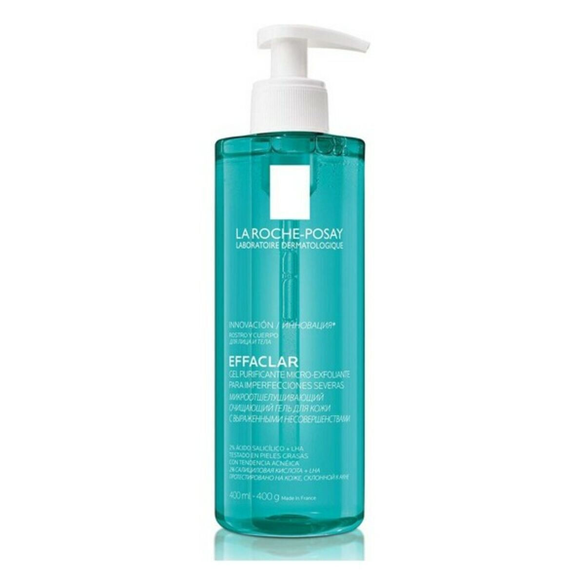 La Roche Posay Effaclar Micro-Peeling Gel Καθαρισμού Προσώπου για Ακνεϊκές Επιδερμίδες 400ml