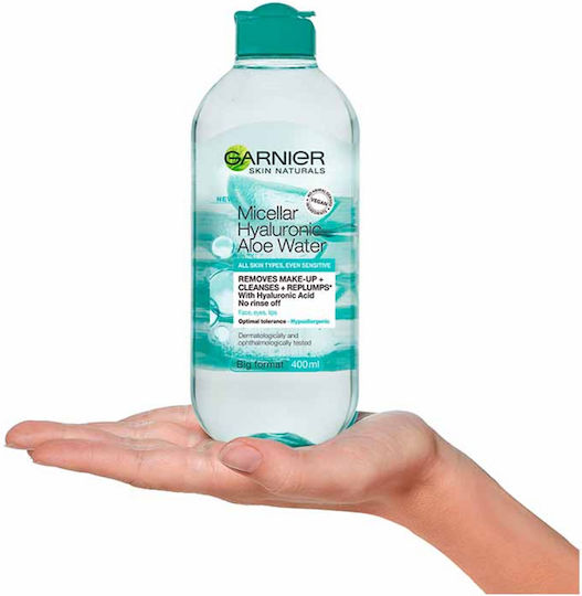 Garnier Hyaluronic Micellar Water Αφαίρεσης Μακιγιάζ Προσώπου & Ματιών 400ml