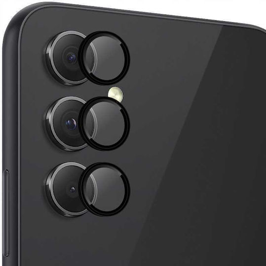 Spacecase Протектор за камера Закалено стъкло Черен за Galaxy A54 5G