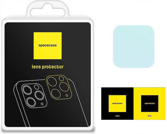 Spacecase Galaxy A42 5G Tempered Glass Kameraschutz Transparent
