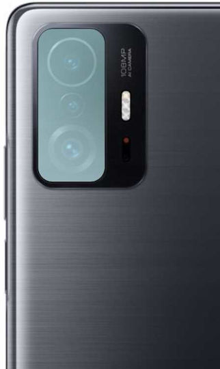 Spacecase Xiaomi 11T / 11T Pro Kamera Schutz Gehärtetes Glas Transparent