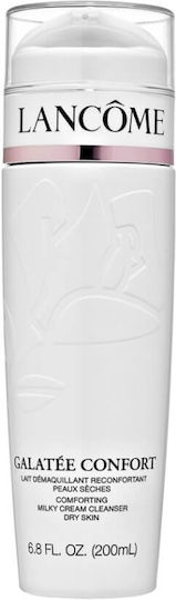 Lancome Galatee Confort Cleansing Milk for Dry Skin Emulsion Makeup Remover Face 200ml