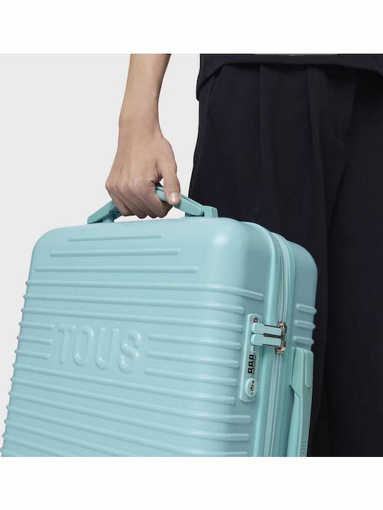 Tous Mittlerer Reisekoffer Turquoise mit 4 Rädern Höhe 59,5 cm
