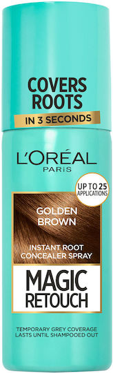 L'Oreal Paris Magic Retouch Προσωρινή Βαφή Μαλλιών σε Spray Golden Brown 75ml