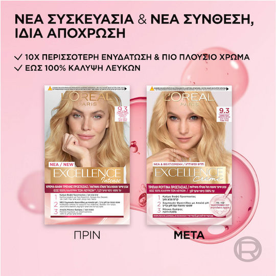 L'Oreal Paris Excellence Intense Боя За Коса 9.3 Рус 48ml