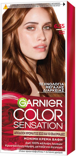 Garnier Color Sensation Βαφή Μαλλιών 6.35 Chic Ochre Brown 110ml
