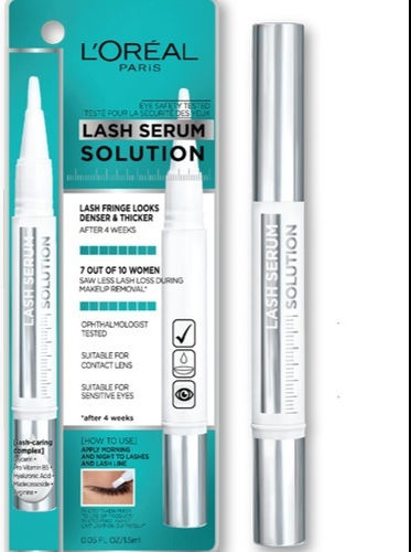 L'Oreal Paris Clinically Proven Moisturizing Eyelash Serum with Hyaluronic Acid & Panthenol for Nourishing 1.9ml