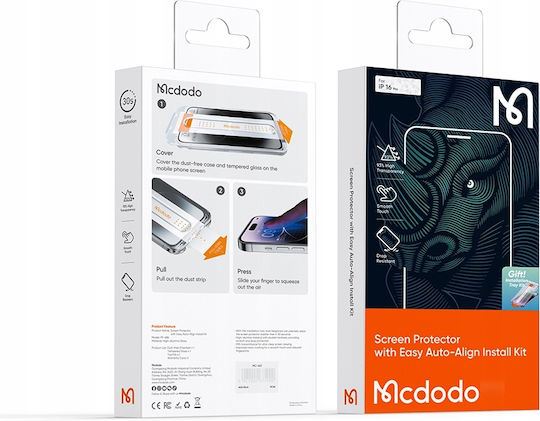Mcdodo Tempered Glass (iPhone 17 Pro Max / iPhone 16 Pro Max)