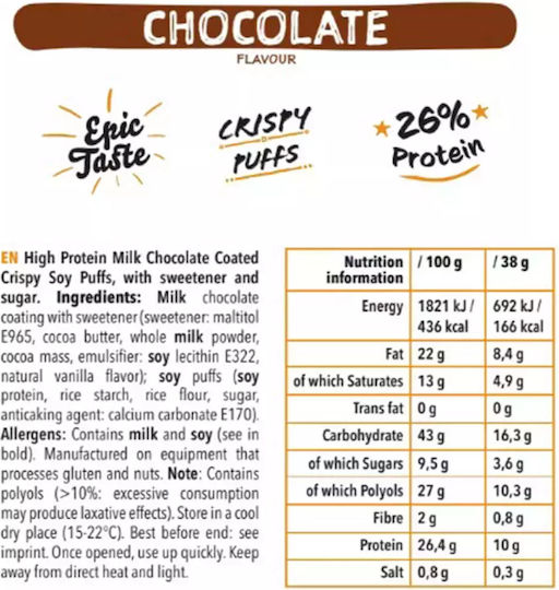 Nano Supps Protein Pops 12 x 38g Chocolate