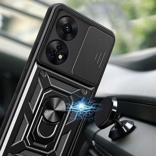 Spacecase Back Cover Μαύρο (Oppo Reno8 T)