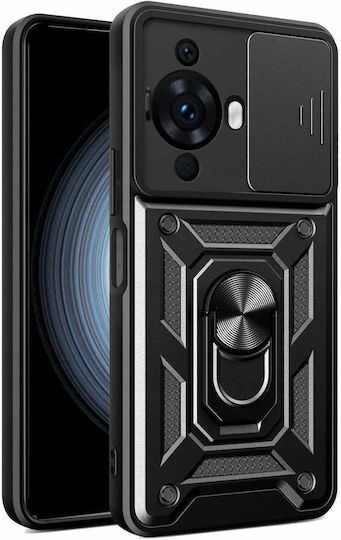 Spacecase Umschlag Rückseite Schwarz (Huawei Nova 11, Huawei Nova 12S)