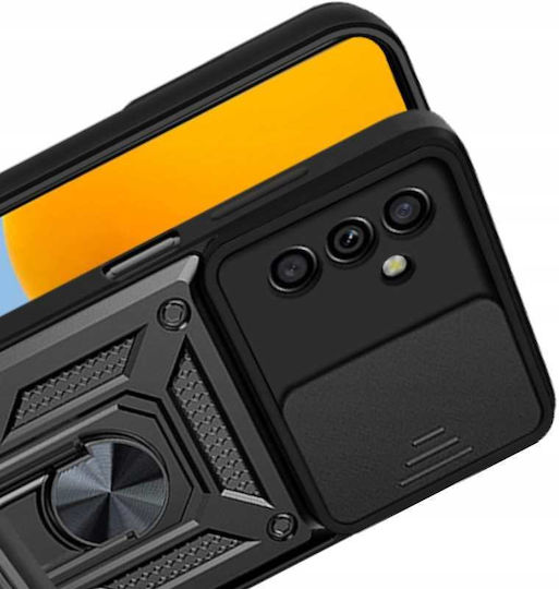 Spacecase Umschlag Rückseite Schwarz (Galaxy M52)