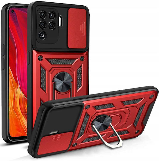 Spacecase Back Cover Κόκκινο (Oppo Reno 5 Lite)