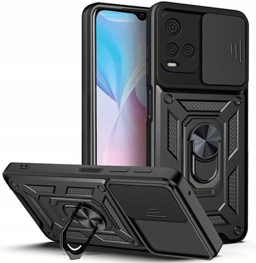 Spacecase Back Cover Μαύρο (Vivo Y21s)