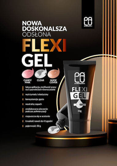 Palu Flexi Gel Гел Гел за изкуствени нокти Clear 30гр