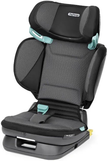 Peg Perego Viaggio Flex Καθισματάκι Αυτοκινήτου High-back Booster i-Size με Isofix Crystal Black 15-36 kg