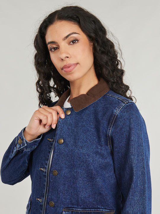 Women's Jean Jacket for Spring or Autumn Denim