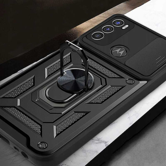 Spacecase Back Cover Black (Moto G60)