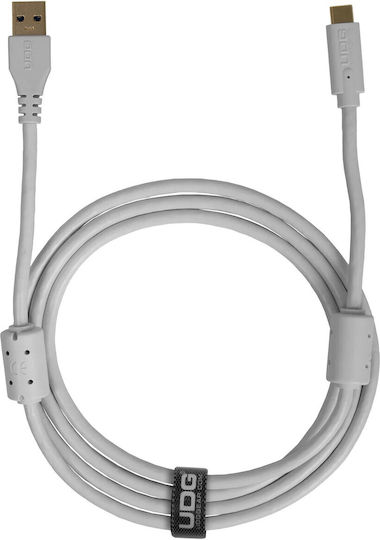 UDG USB 3.0 Кабел USB-C Мъжки - USB-A Бял 1.5м U98001WH