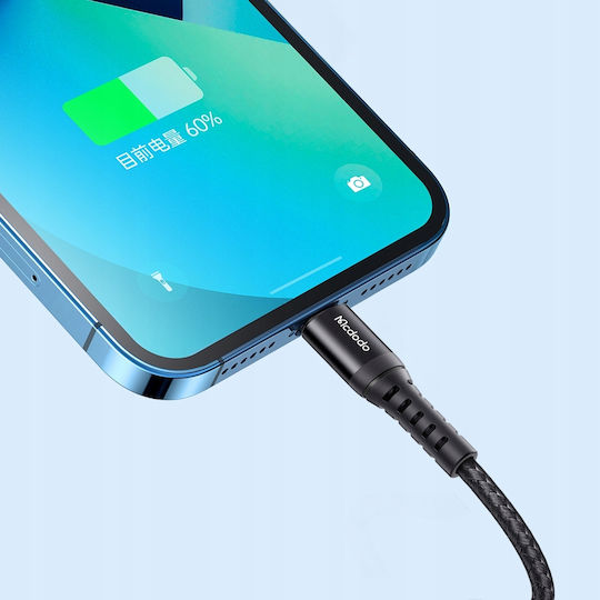 Mcdodo Редовна USB-C към Lightning кабел 36W Черен 1м (CA-5631)