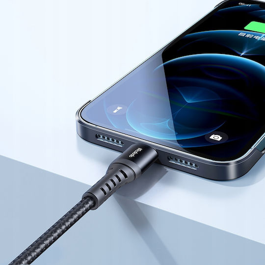Mcdodo Редовна USB-C към Lightning кабел 36W Черен 1м (CA-5631)