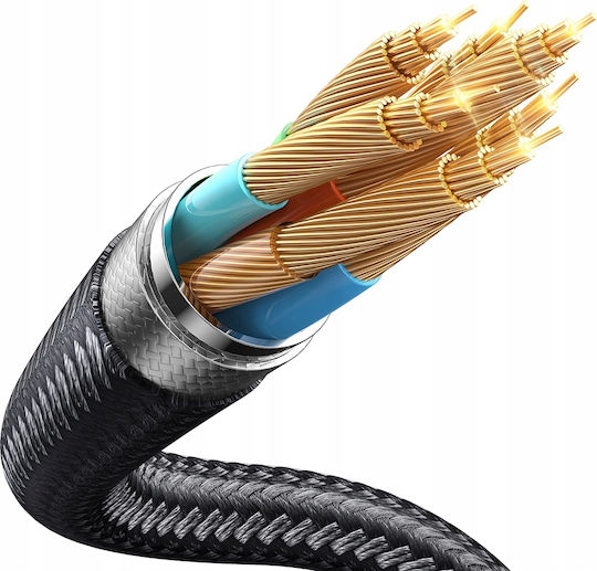 Mcdodo Ca-5001 Braided USB-A to Lightning Cable 100W Blue 1.2m (066776)