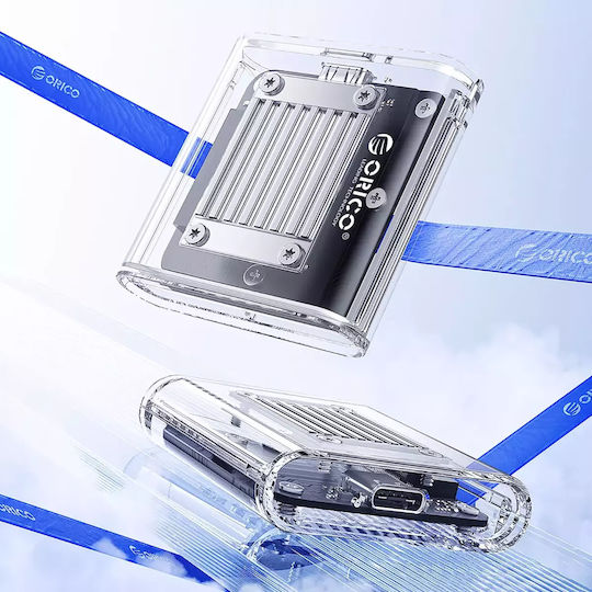 Orico Θήκη για Σκληρό Δίσκο M.2 SATA III NVME με σύνδεση Type-C