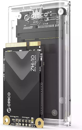Orico Твърд диск кутия mSATA с връзка Type-C в Черен цвят