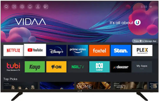 Arielli Smart Τηλεόραση 50" 4K UHD LED LED-N215VDA (2024) LED-50N215VDA
