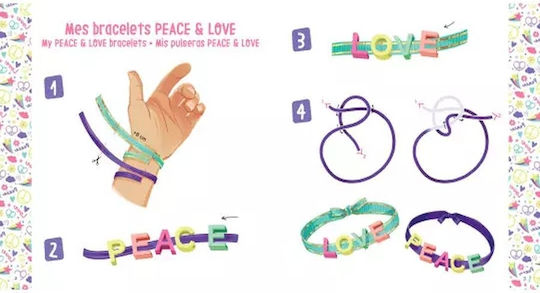 Auzou Jewelry My Peace & Love Bracelets for Children 6+ years old Years