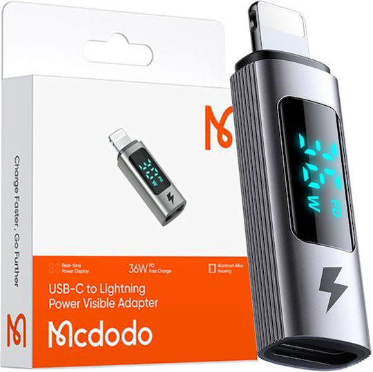 Mcdodo USB-C / Blitzschlag männlich zu USB-C / Blitzschlag weiblich Konverter 1 Stück OT-6100