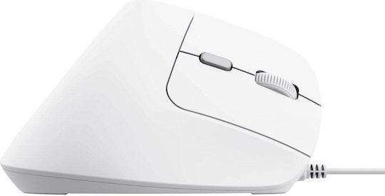 Trust Bayo II Wired Ergonomic Mouse White