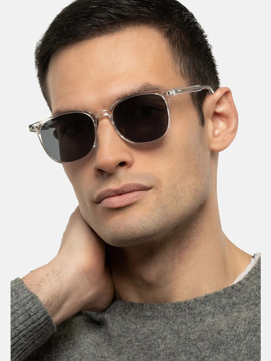Smooder Unisex Sonnenbrille mit Grün Kunststoff Gestell und Gray Linse RSS05