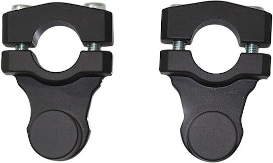Gpk Universal Distanțieri Reglabili Pentru Ghidon Fatbar 28mm Negri