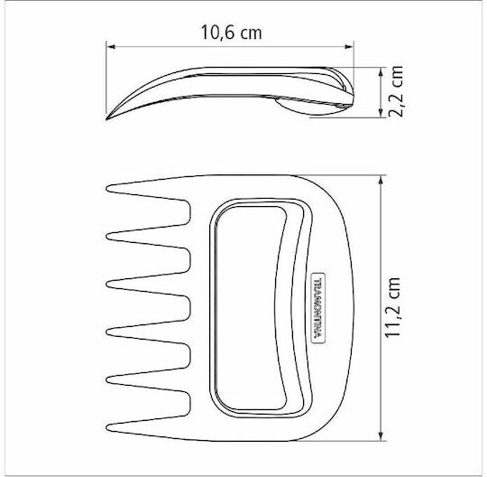 Tramontina Metallic Meat Fork Meat Claw 11.2cm 22847/201
