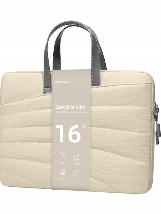 Innostyle Wasserdicht Tasche für Laptop 16" in Beige Farbe S600KH-16