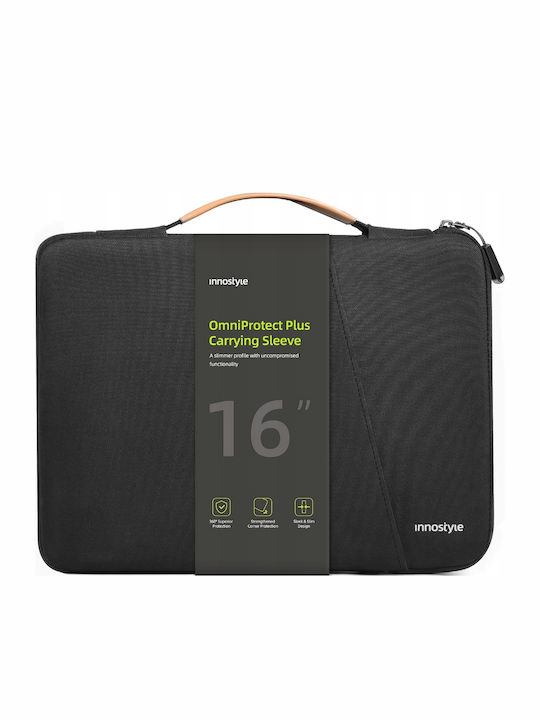 Innostyle Wasserdicht Tasche Fall für Laptop 16" in Schwarz Farbe S211BLK-16