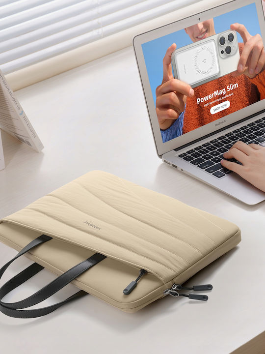 Innostyle Αδιάβροχη Τσάντα για Laptop 14" σε Μπεζ χρώμα S600KH-14