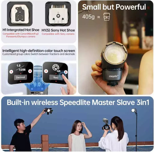 Jinbei Miqato H1 Dauerlicht LED Speedlite