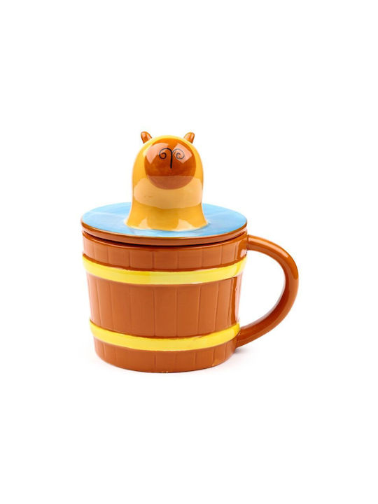 Puckator Cană Ceramică Cu Capac 300ml