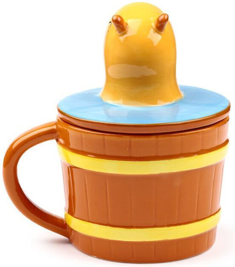 Puckator Keramiktasse Mit Deckel 300ml