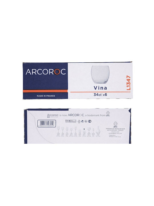 Arcoroc Glas Wasser aus Glas 360ml
