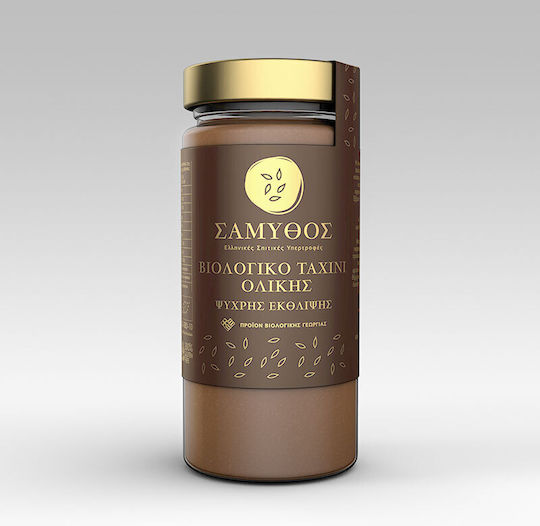 Samythos Organic Product Tahini Cold Pressed Wholegrain 300gr