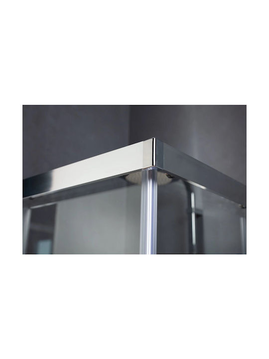 Tema Καμπίνα Ντουζιέρας με Συρόμενη Πόρτα 72x100cm Clear Glass