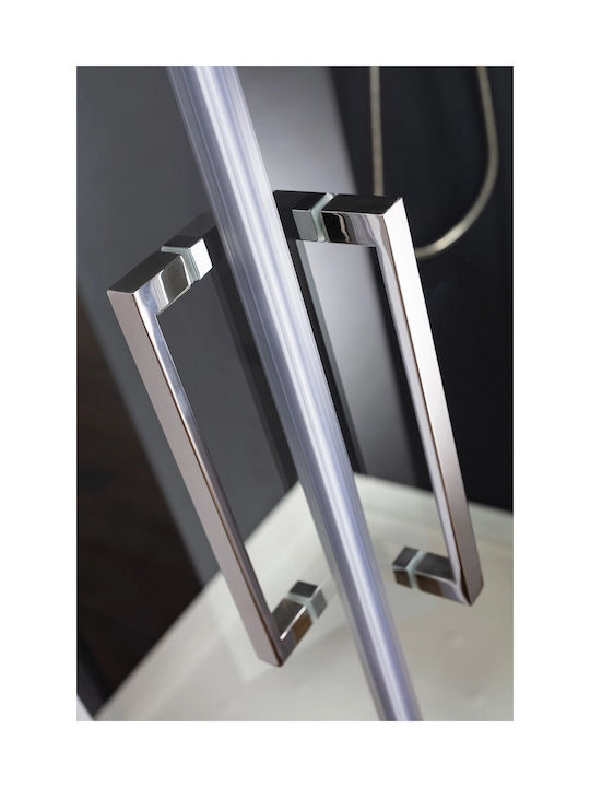 Tema Καμπίνα Ντουζιέρας με Συρόμενη Πόρτα 72x100cm Clear Glass