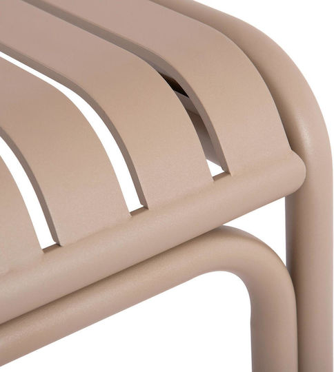 Rachel Sitting Room Outdoor Free Standing Aluminum Table Champagne 79x79x75cm