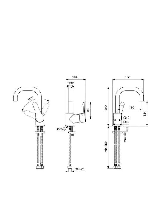 Ideal Standard Küchenarmatur Zähler