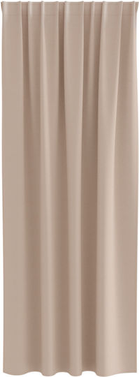 vidaXL Set of Window Curtains with Tunnel Brown 140x260cm