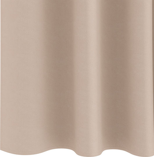 vidaXL Set Vorhänge mit Bleistiftfalten Braun 140x225cm