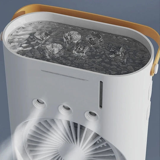 Portable Office Air Conditioner Spray Humidification Remote Control Multifunctional Eco-friendly Efficient Cooling White